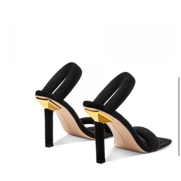 NIB GOOD AMERICAN TERRY SLIP ON SANDALS - Picture 3 of 11